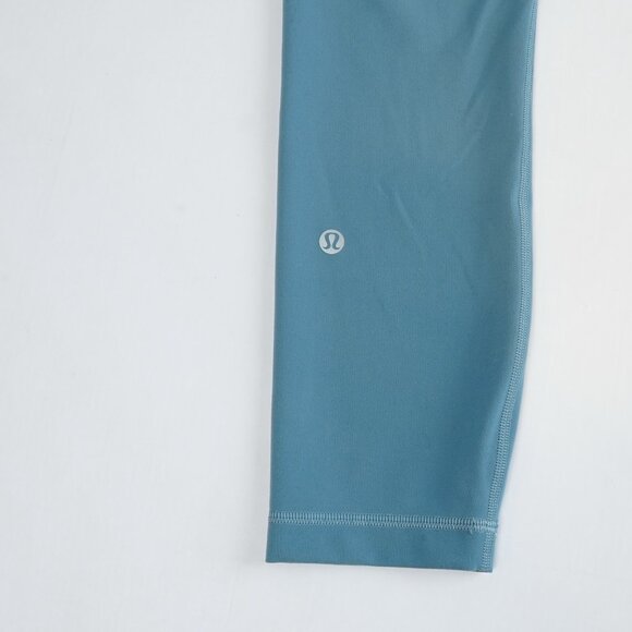 Lululemon Wunder Train Leggings High Rise Crop 23" Dusty Blue - Size 6 - Picture 3 of 6
